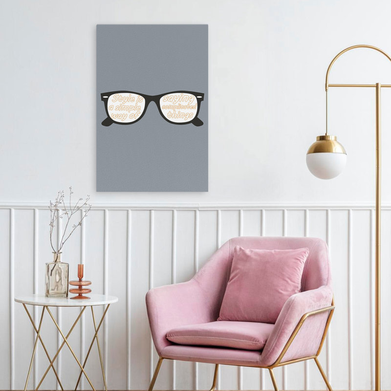 Verres - Art inspirant, H 24 po x l 16 po