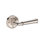 Dunsmoor Privacy Lever with Recessed Round Rose in Lifetime (PVD) Satin Brass