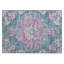Tapis bleu intérieur / extérieur lavable à la machine Claudian ACN1236-103718805