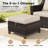 77'' Wide Wicker Outdoor Patio Sofa-117663902