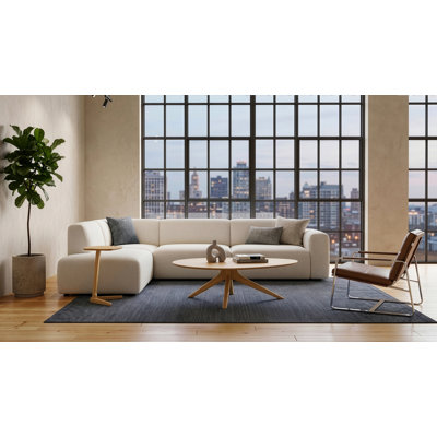 Chelse Solid Wood Coffee Accent Table Set