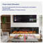 Rosedale Castleton Fires & Fireplaces Black Electric Fireplace-125389088