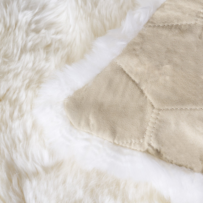 Sheepskin Standard Area Rug, Rectangle 61 X 122cm