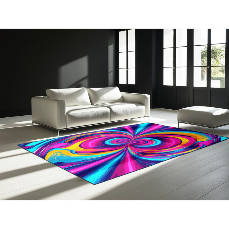 Hypno Tide Rug, Square 7'