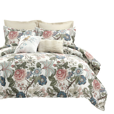 Sydney Microfiber Reversible Comforter Set 7Pc