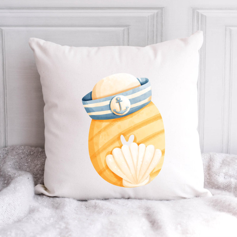 Coussin Bernold, H 14 po x l 14 po