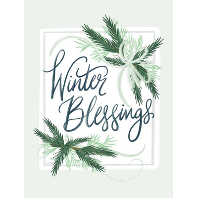 Winter Blessings - Impression sur toile tendue