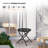 Patio Steel Folding Round Side Table-124212544