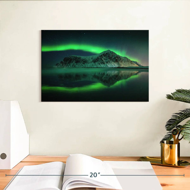 Alvord Northern Lights Landscape, 8" H x 12" W