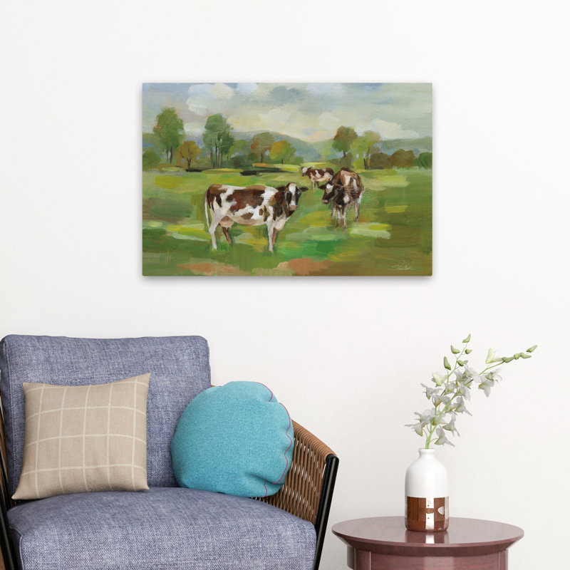 Pâturages verts Modern Farmhouse, H 24 po x l 16 po