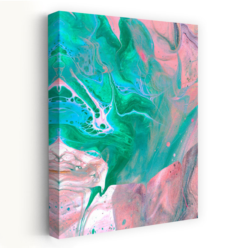 Art contemporain, art abstrait, H 48 po x l 32 po