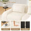 Canapé modulaire en U avec flanelle de 114 po avec repose-pieds, U-1851646928-1851646941-1851646940