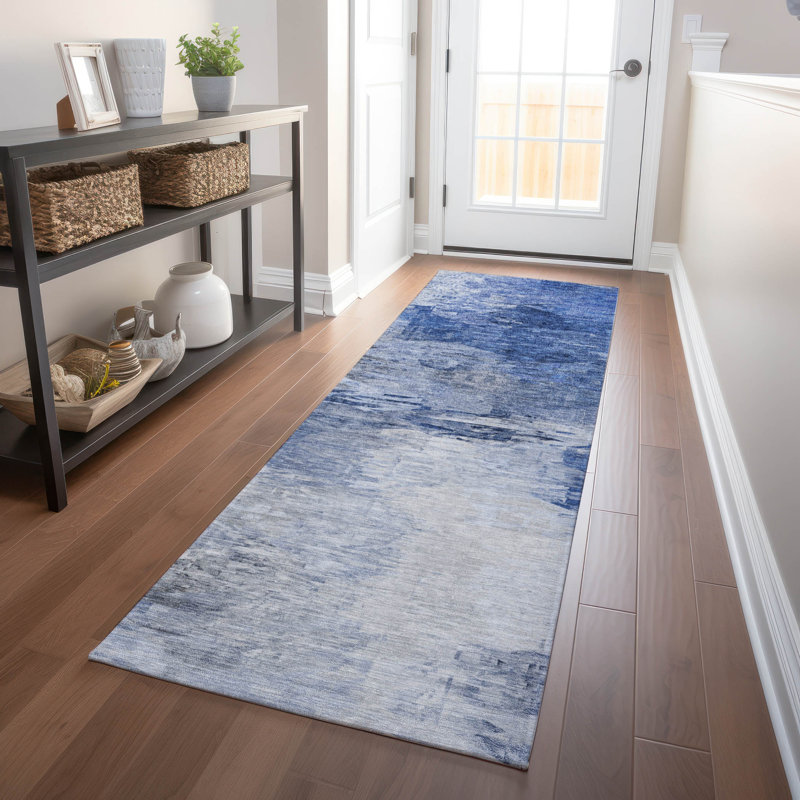 Khloei Washable Abstract Indoor / Outdoor Rug, Runner 2'3" x 7'6"