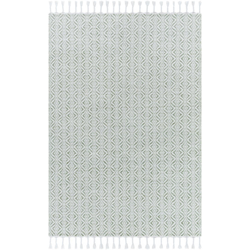 Bhaktivinod Hand Woven Area Rug, Rectangle 8' x 10'