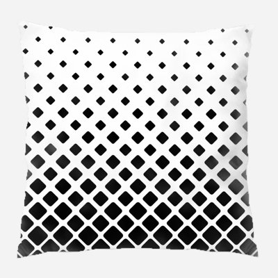 Square Background Throw Pillow
