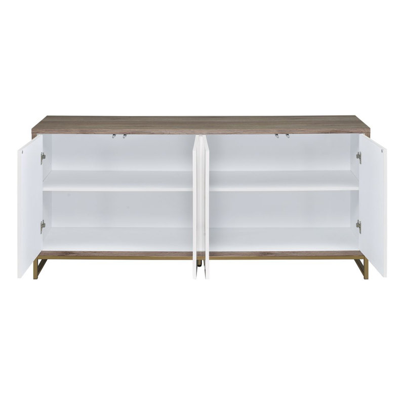 Armoire de peinture et console en marbre