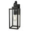 Schock Matte Black Outdoor Wall Lantern-166700715