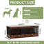 Meuble de rangement pour chien 78,7 po