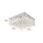 Lustre unique à 22 niveaux avec accents de cristal Sterns-23083915-125311661