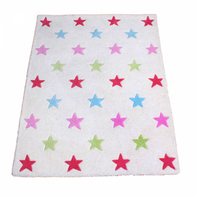 Emma Geometric Wool Hand Woven Indoor / Outdoor Area Rug