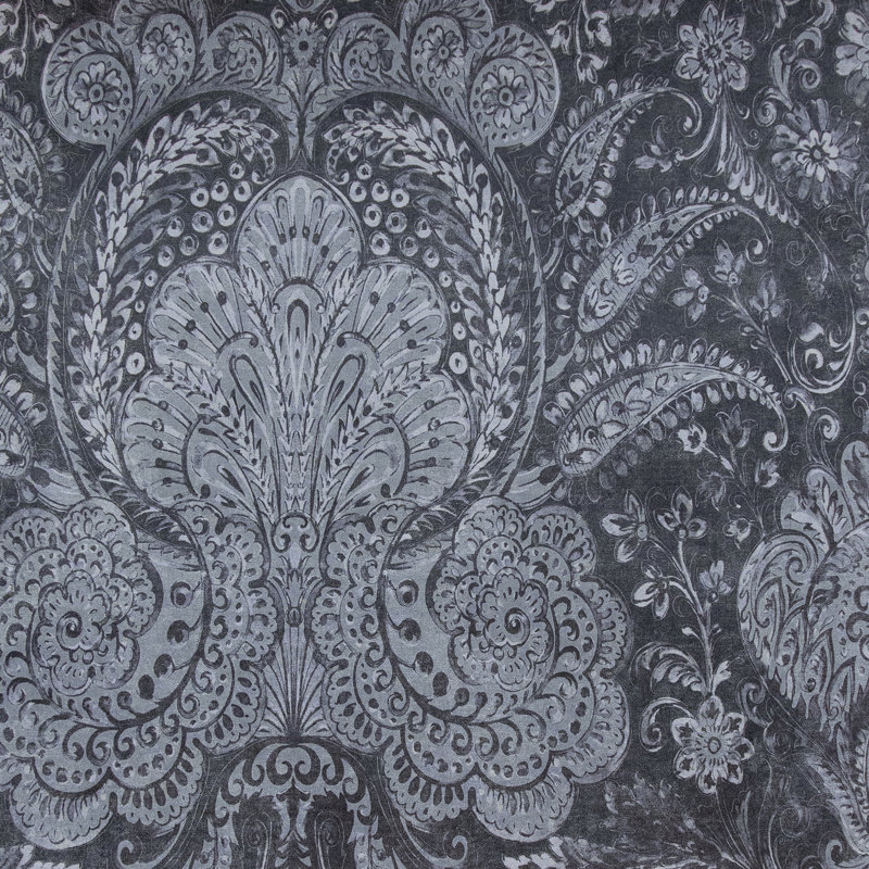 Armillia Tahiti Inspired Damask 8.5 m x 70cm Wallpaper Roll, Blackberry