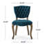 Chaise capitonnée Kd (ensemble de 2)-847861158