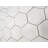 Bianco Dolomite 4" Hexagon Matte
