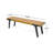 1 Dining Table+2 Dining Benches