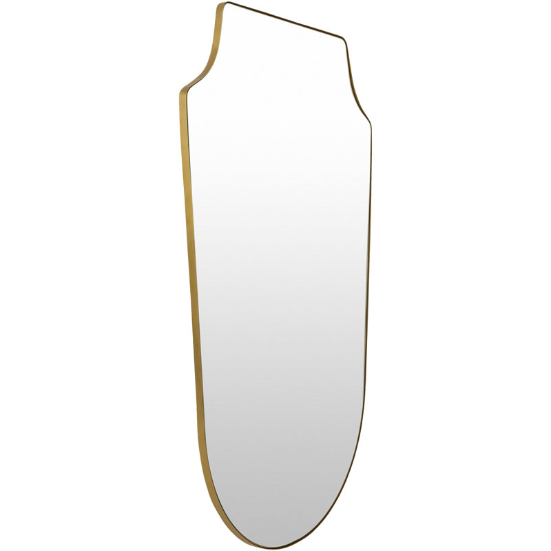 Miroir mural en métal