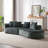 Chumenti Boneless Modern Oversized Sectional Sofa-108844355-108844351