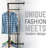Antria 38.5'' Metal Wall Mounted Clothes Rack