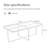 Taconite Glass Top Single Coffee Table-248320014-248320015-248320049