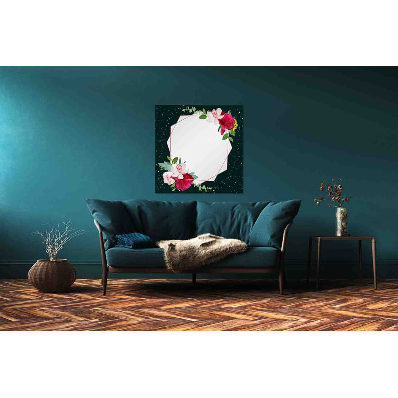 Abell Flat Wall Mirror, 124cm H x 124cm W