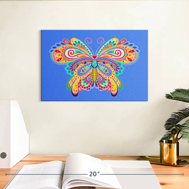Brampt Mexicana Butterfly, 8" H x 12" W