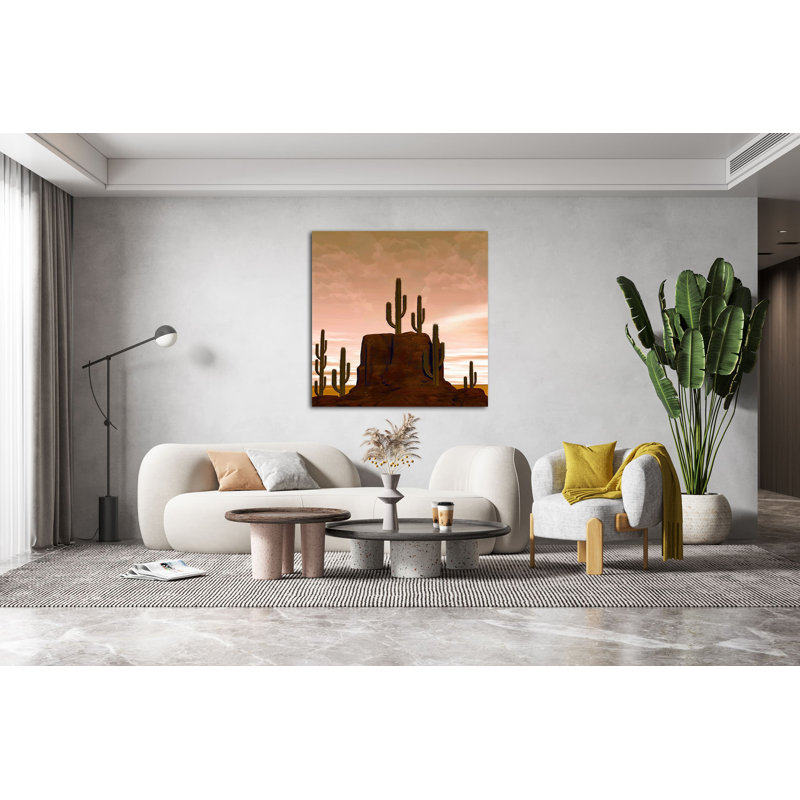 " Cactus Canyon I ", 36" H x 36" W x 1.5" D