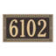 Egg and Dart 1-Line Wall Address Plaque-1546076663-1546076667