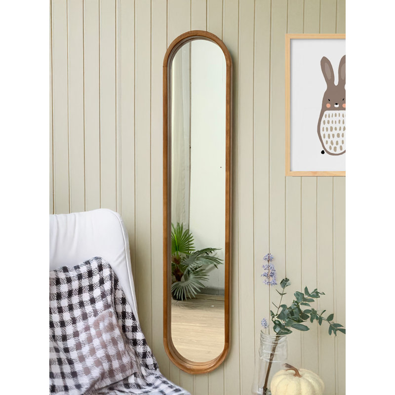 Vanhook Rounded Corner Slim Profile Full Length Mirror