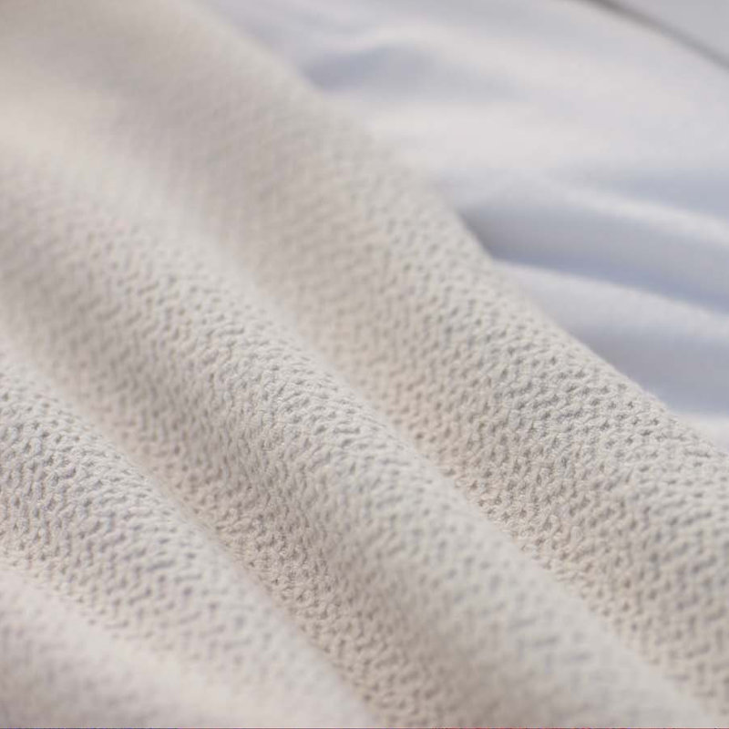 Honeycomb Blanket, White, Twin