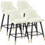 Swivel Velvet Upholstered Counter & Bar Stool With Solid Metal Frame-1929667204-1921254708
