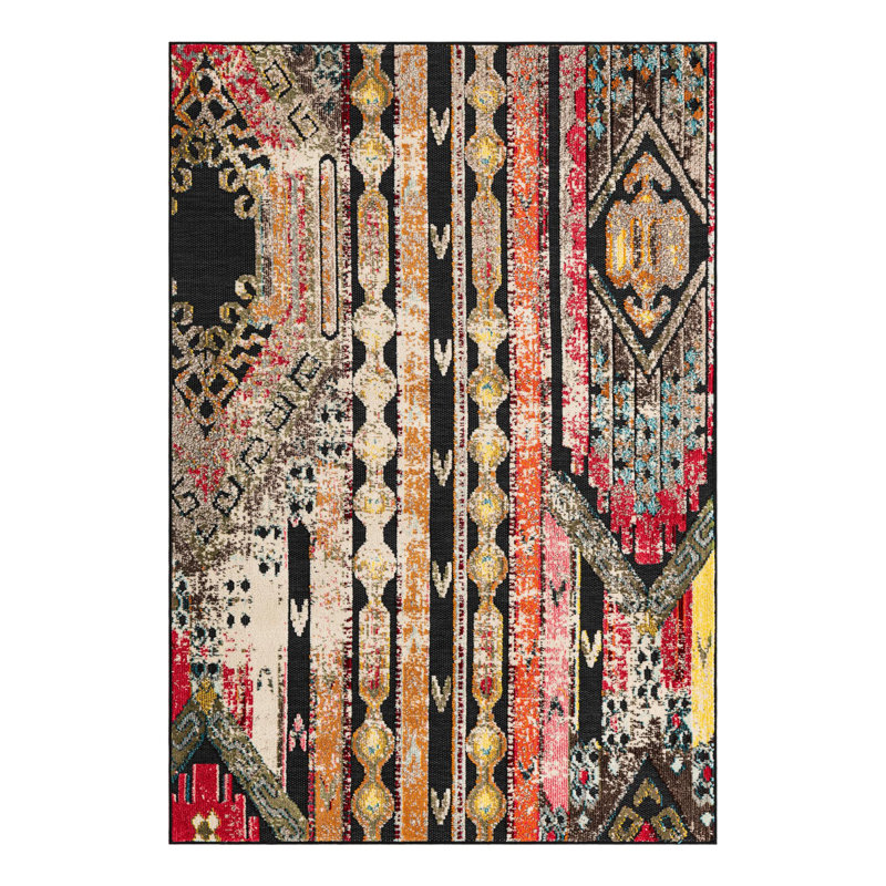 Wrought Studio Sebaa Marelda Indoor/Outdoor Area Rug, Rectangle 5'1" x 7'1"