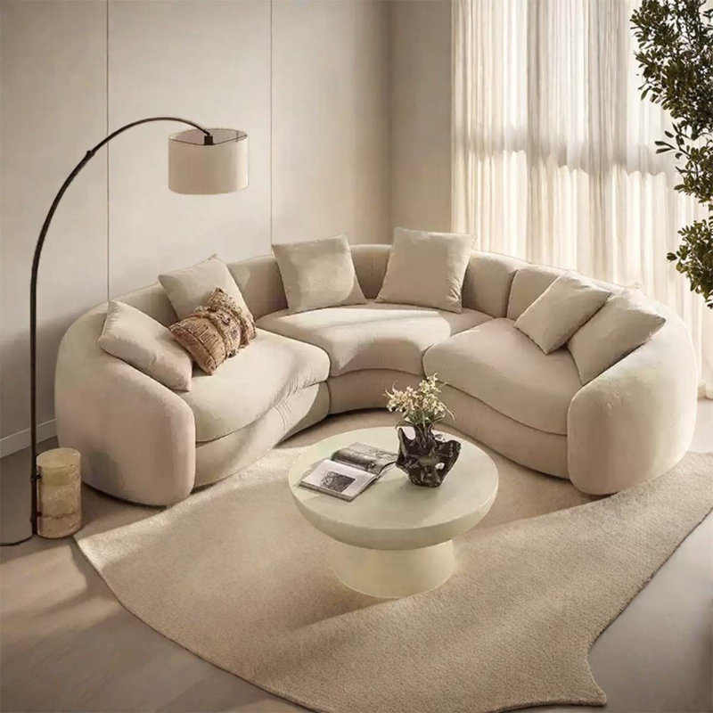 Combinaison de table basse beige