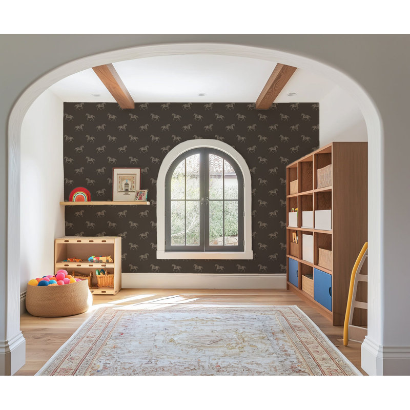 Thoroughbred - Wallpaper, Self-Adhesive, Vinyl, Burnt Umber