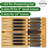 In-Drawer Knife Block,Bamboo Knife Drawer Organizer Insert