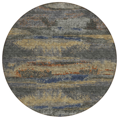 Aleighna Area Rug with Non-Slip Backing
