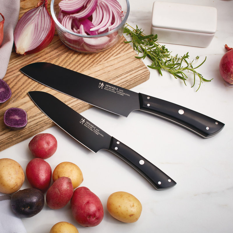 Henckels Noir 2-Pc Asian Knife Set