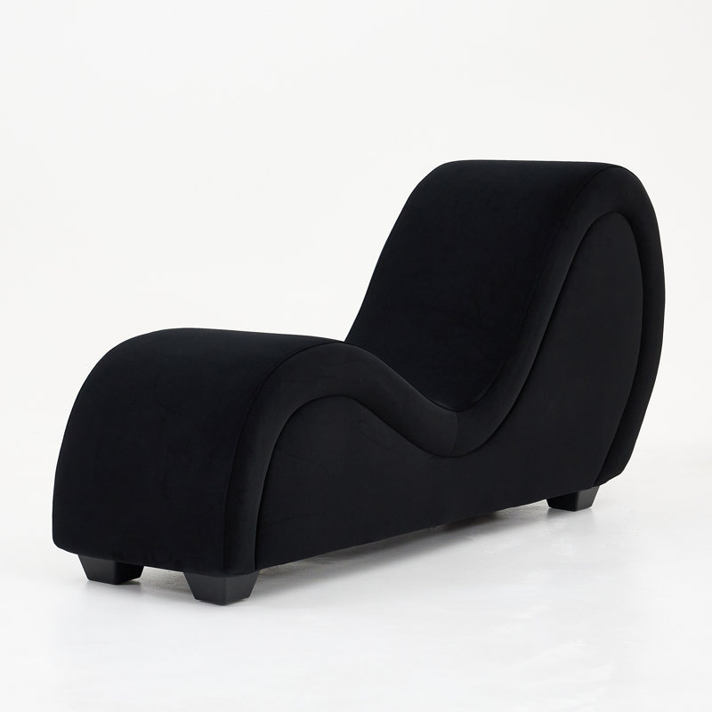 Multi-Functional Adult Recliner Relaxation Chair Velvet Chaise Lounge, Black