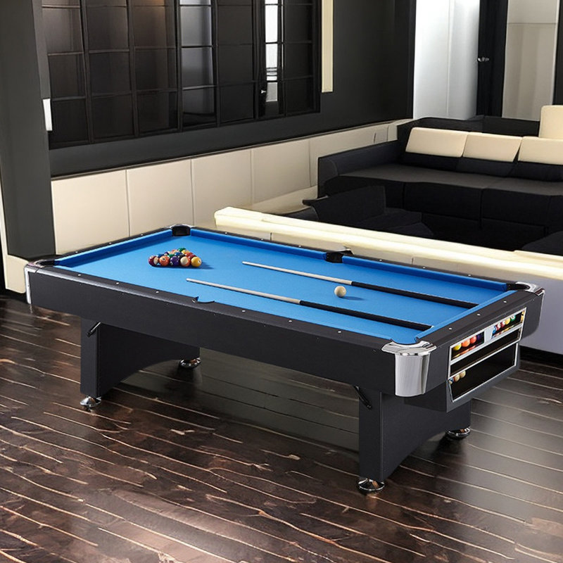 Table de combinaison 3 en 1 avec table de billard multi-jeux de 8 pi IQOWEL
