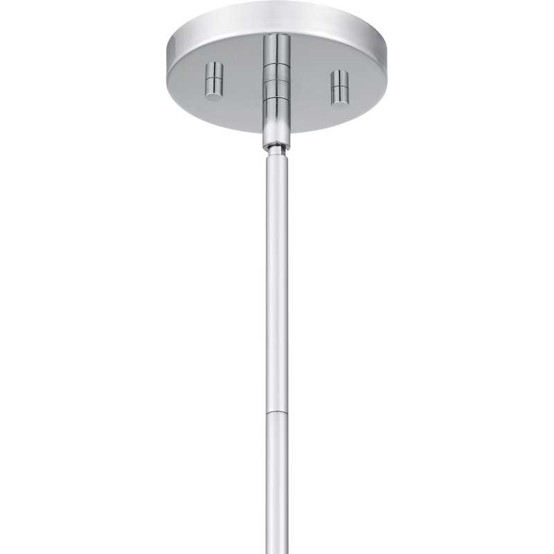 Debashis 1 - Light Polished Chrome Geometric Pendant
