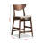 Osmos Modern Fabric Counter Stools in Light Gray/Brown, 35.94'' H X 18.53'' W X 19.72'' D (Set of 2)-10032009
