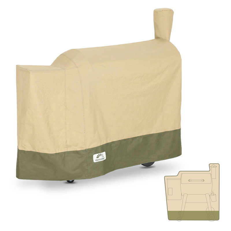 Aoodor Heavy Duty BBQ Pellet Smoker Grill Cover, 50"W x 22"D x 40"H
